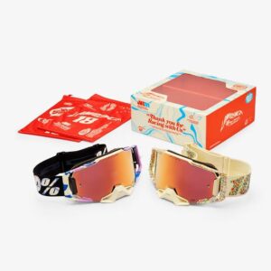 Goggle 100% Armega LE Jett Lawrence Donut 2 pcs pack