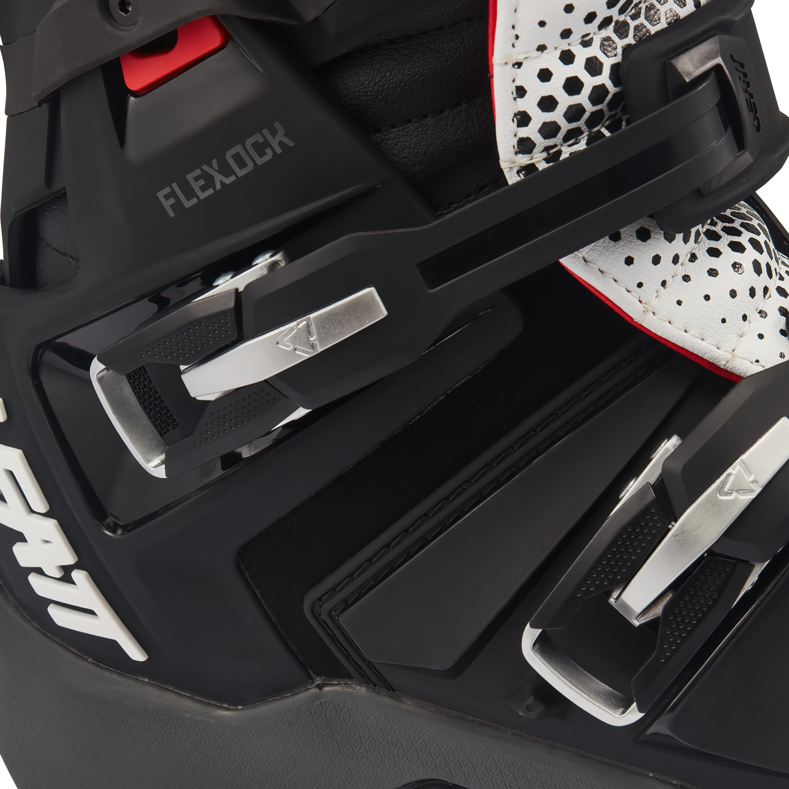 New Model 2027! Boot Leatt 5.5 FlexLock Evo Enduro - Black White - Image 10