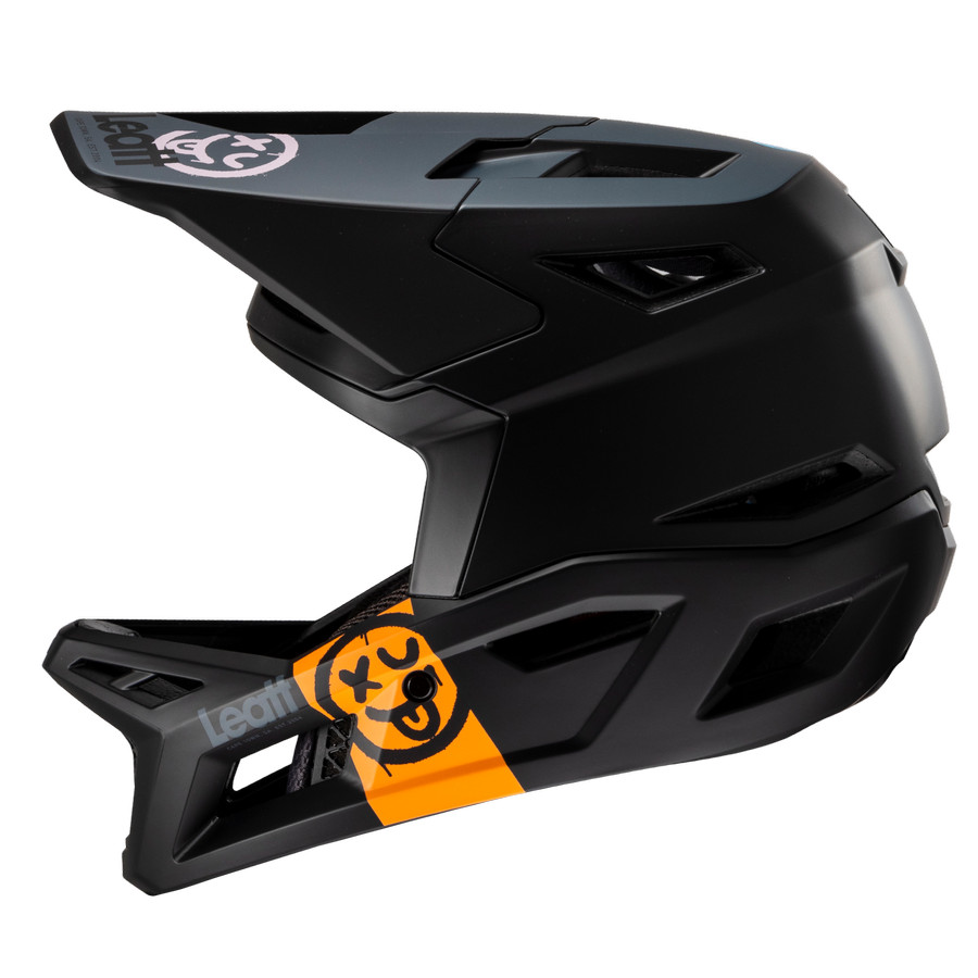 HELMET LEATT MTB/DOWNHILL/ENDURO BIKE GRAVITY 4.0 - BLACK - Image 6