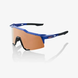 Sunglasses 100% SPEEDCRAFT® Gloss Cobalt Blue HiPER® Copper Mirror Lens