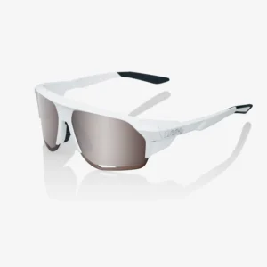 Sunglasses 100% NORVIK™ Soft Tact White HiPER® Silver Mirror Lens