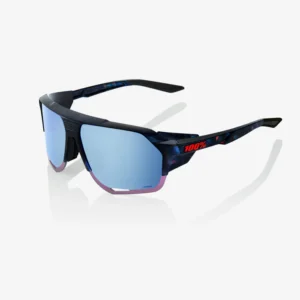Sunglasses 100% NORVIK™ Black Holographic HiPER® Blue Multilayer Mirror Lens