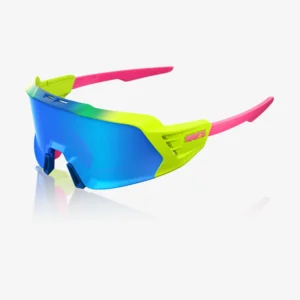 Sunglasses 100% KORBIN X Satin Blue Blue Multilayer Mirror Lens