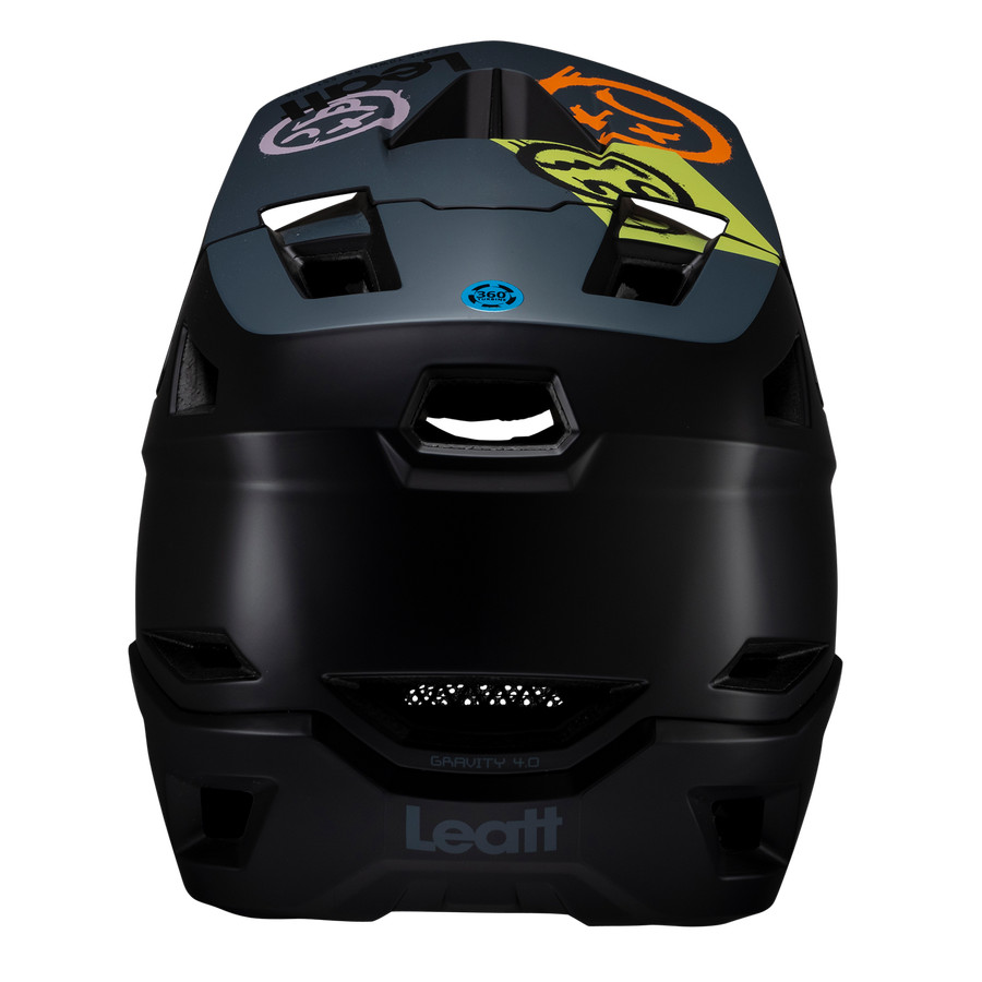 HELMET LEATT MTB/DOWNHILL/ENDURO BIKE GRAVITY 4.0 - BLACK - Image 5