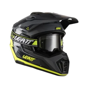 LEATT ADV 7.5 HI VIS YELLOW - Helmet Kit Goggle Included