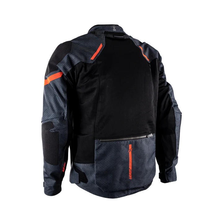 Jacket Leatt ADV FlowTour 4.5 Short - Iron Grey - Image 2
