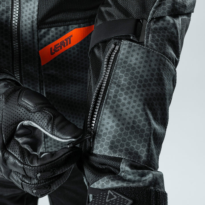 Jacket Leatt ADV FlowTour 4.5 Short - Iron Grey - Image 6
