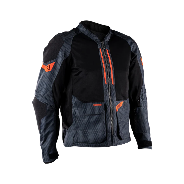 Jacket Leatt ADV FlowTour 4.5 Short - Iron Grey
