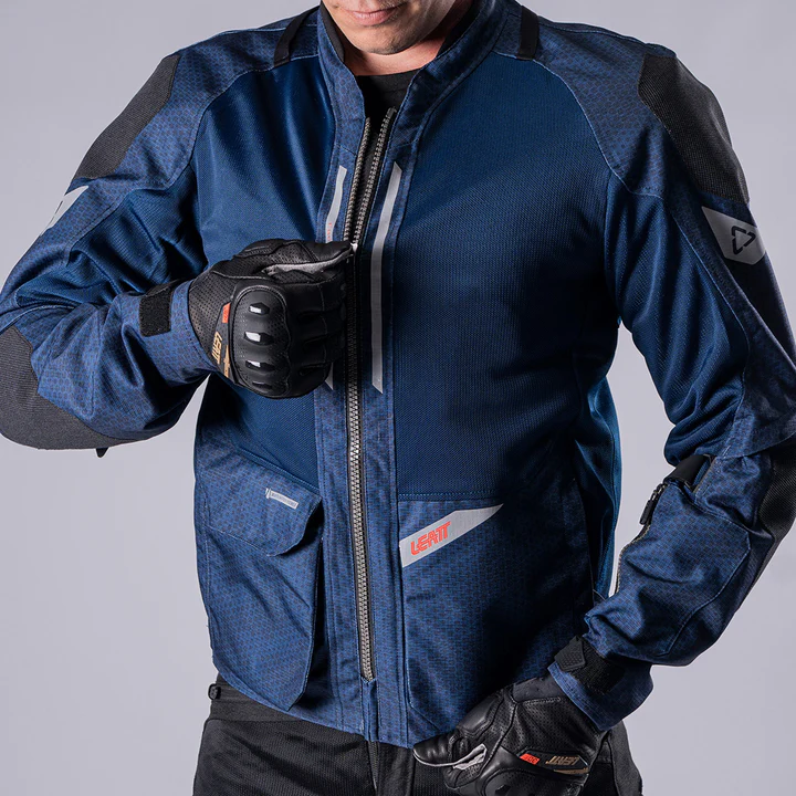 Jacket Leatt ADV FlowTour 4.5 Short - Midnight Blue - Image 6